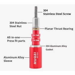 Ferramenta de remoção e instalação de casquilho de amortecedor Muqzi KROXNE - 6  