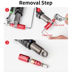 Outil de démontage et d'installation de bague d'amortisseur Muqzi KROXNE - 9  