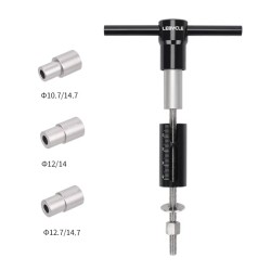 Herramienta para instalar y extraer bujes o cojinetes a presión fabricado por Lebycle en aluminio y metal KROXNE - 1  