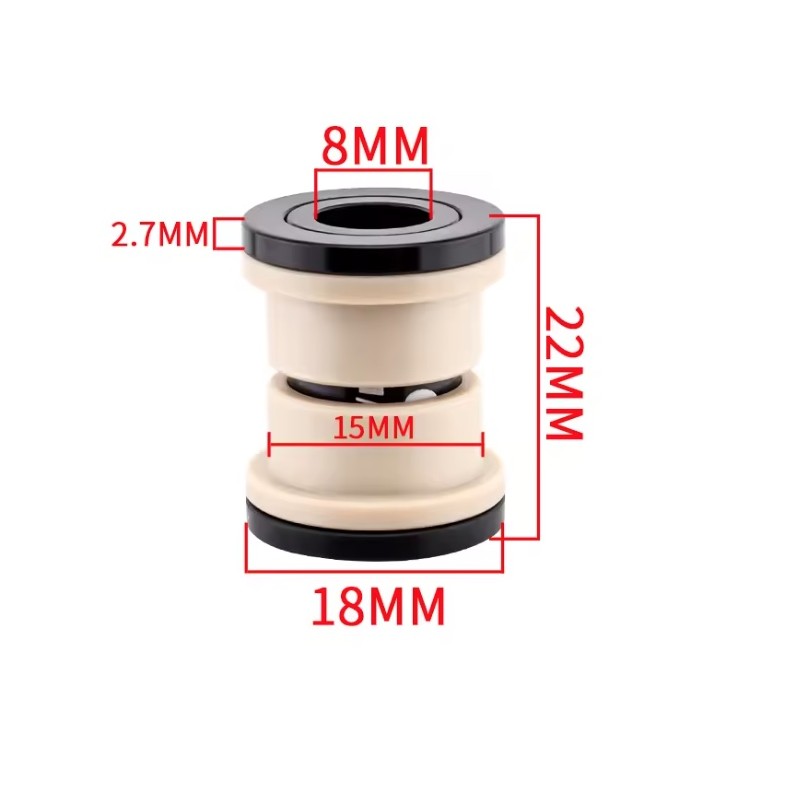 Pouzdra tlumičů ID 8mm - OD 12mm - 22 24 32 44 50 52 54 68 mm KROXNE - 1  
