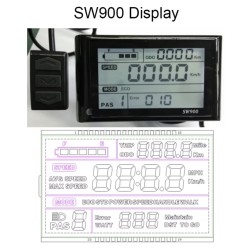 Anavathmíste to podílató sas se ilektrikó me aftó to kit elenktí kinitíra 48v 1500w gia 26, 27,5 kai 29" KROXNE - 4  