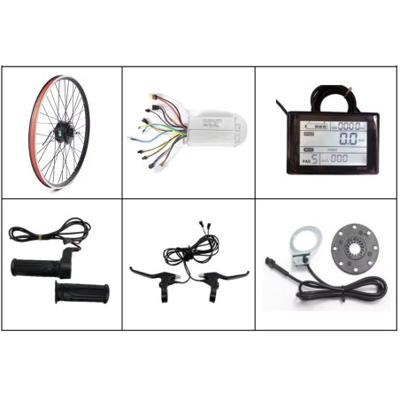 Electric Bike Conversion Kit with 36v 350w Front Motor 20, 26, 27.5, 28, 29", 700cc KROXNE - 4  