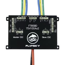 Controlador ESC Flipsky FT85bd com caixa de alumínio para skate elétrico, bicicleta, scooter ou moto KROXNE - 1  