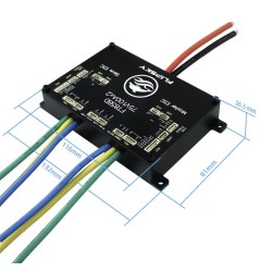 Controlador ESC Flipsky FT85bd com caixa de alumínio para skate elétrico, bicicleta, scooter ou moto KROXNE - 4  