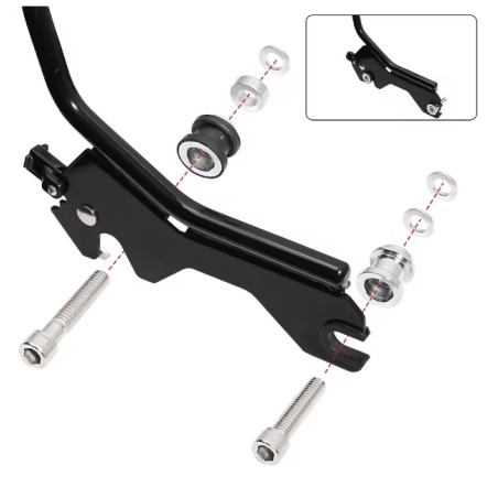 Abnehmbares Docking-Kit für Harley Street Bob FXBB Deluxe Heritage Deluxe Softail 2018-2024 KROXNE - 1  