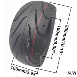 Bezdušová pneumatika 100/55-6,5 pre Kaabo Wolf Warrior, Nami Burn-e, Dualtron Thunder 2 a Ultra  - 10 
Vhodná pre Kaabo Wolf War