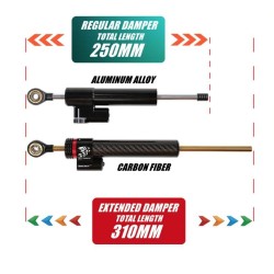 Tlumič řízení pro Ausom DT2 Pro, L2, L2 Max, Kugoo F3 Plus & podobné elektrické koloběžky, stabilní  - 13  