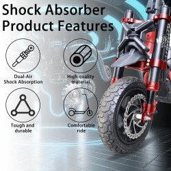 Etujaousitus Monorim MZ3 Plus Dual Air Segway ZT3 parempi ajomukavuus  - 12  