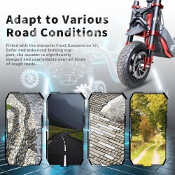 Suspension delantera Monorim MZ3 Plus Dual Air para Segway ZT3 mejora estabilidad y confort  - 13  