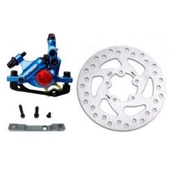 Kit freins bleu xTech complet pour Xiaomi M365, 1S, Essential, Pro2 ou M365 Pro. ZOOM xTech - 1 Kit freins bleu xTech complet po