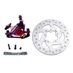 Complete purple xTech brake kit for Xiaomi M365, 1S, Essential, Pro2 or M365 Pro. ZOOM xTech - 2 
Zoom Xtech HB100 complete brak