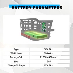 Kit Monorim BPK350 motor 380w - baterie inclusă pentru bicicletă electrică  - 4 Kit de putere Monorim BPK350 pentru bicicletă el