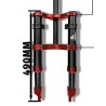 Prednji ovjes Monorim MD0 Dual Air Version 490mm x 165mm  - 2 
Kompatibilnost: za konfiguracije s mjerom 490mm x 165mm (provjeri