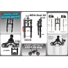 Predno okachvane Monorim MD0 Dual Air Version 490mm x 165mm  - 13 
Savmestimost: za konfiguratsii s razmer 490mm x 165mm (prover