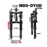 Monorim MD0-DYUD elso felfuggesztes DYU eBikehoz - hidraulika es levego allithato  - 5 
Kompatibilitas: Monorim MD0-DYUD elso fe