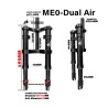 Foraffjedring Monorim ME0 Dual Air 565mm x 165mm  - 7 
Egnethed: Monorim ME0 Dual Air foraffjedring 565mm x 165mm til upgrade-pr