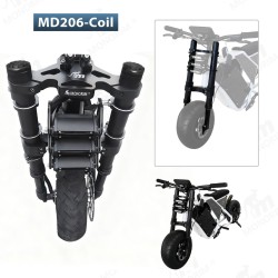 Framsuspension Monorim MD206 Dual Air version 490mm x 206mm  - 7 
Passform: MD206 Dual Air 490mm x 206mm for kompatibla fasten.
