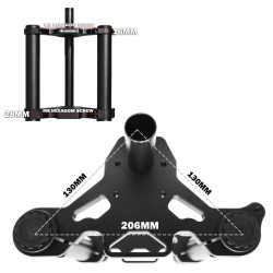 Forgaffel affjedring Monorim MD206 Dual Air version 490mm x 206mm  - 9 
Passer: MD206 Dual Air 490mm x 206mm til kompatible besl