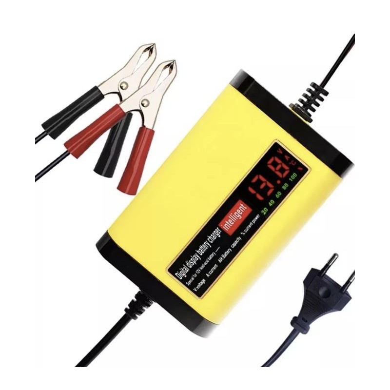 Ładowarka 12V 2A do akumulatorów kwasowo-ołowiowych 7Ah 12Ah 14Ah 20Ah  - 2 Glówne cechy

Cyfrowy wyświetlacz LCD pokazujący w c
