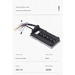 Szinuszos elektromos jarmu vezerlo 60V-72V 3000W 80A Monorim MC80A  - 7 Szinuszhullámú elektromos jármű vezérlő 60V–72V 3000W ke
