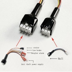 Sinusoidalen brushless motor kontroler kit 48V 84V 50A 3000W s gaz i displei  - 16 Spisak produkti

Kontroler 50A + 1 gaz + 1 LC