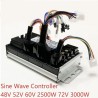 Sinusoidalnyi brushless motor kontroller kit 48V 84V 50A 3000W s ruchek gaz i displeem  - 19 Spisok produktov

Kontroller 50A + 