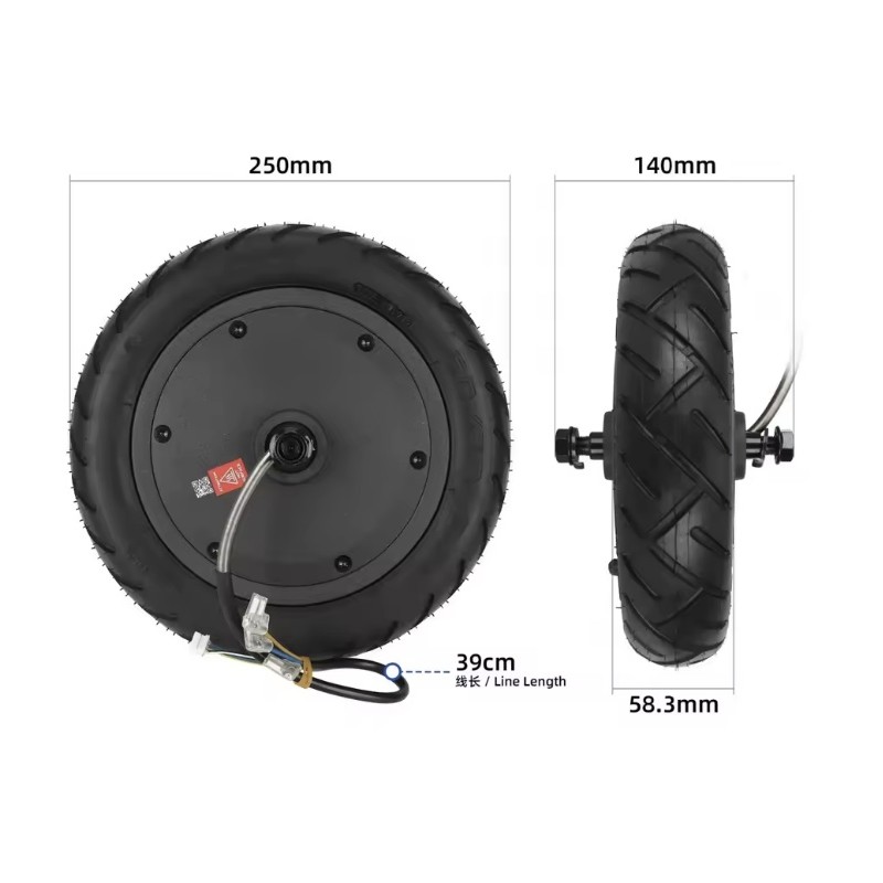 Kompatibilen motor za skiro Xiaomi 5, rezervni del z visokim navorom  - 1 Jasna kompatibilnost: za skiro Xiaomi 5 in podobne mod