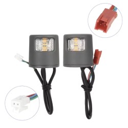 LED-blinklys til Xiaomi sparkesykkel 5/5 Pro/5 Plus/5 Max eller lignende - retningsviser kit for sikkerhet  - 1 
Klar kompatibil