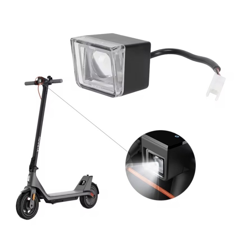 Luz dianteira para trotinete Xiaomi 4 Lite 2nd Gen – farol LED frontal de segurança  - 1 Compatibilidade certa: feita para troti