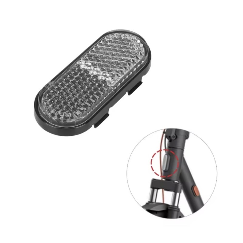 Reflector delantero para patinete Xiaomi Electric Scooter Elite  - 1 Compatibilidad exacta con Xiaomi Electric Scooter Elite par