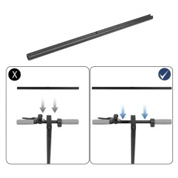 Bredt styr 52cm til Xiaomi M365 Pro Essential 1S  - 9 
Egnethed: 52cm bredt styr til Xiaomi M365, Pro, Essential, 1S eller ligne