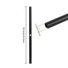 Levea ohjaustanko 52cm Xiaomi M365 Pro Essential 1S  - 11 
Sopivuus: 52cm ohjaustanko Xiaomi M365, Pro, Essential, 1S tai vastaa