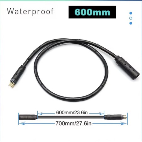 Kabel za motor za elektricheski velosiped i udalzhitel s 9-pin konektor  - 1 Kabel za motor i/ili udalzhitel za elektricheski ve