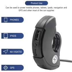 USB a USB-C nabijeci port na riditka elektricke kolobezky - XT30, XT60 a XT90  - 5 Vhodny pro riditka elektrickych kolobezek, e-