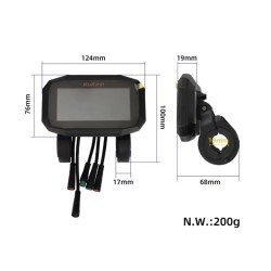 Instrumentdisplay til el-løbehjul Kukirin G2 Pro 2025 ny version  - 5 
Passer til el-løbehjul Kukirin G2 Pro 2025 ny version.
Hj