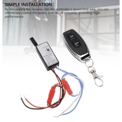 Electric scooter relay, remote speed limiter switch with on/off remote control  - 2 
Suitable for most electric scooters with a 