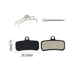 Pastiglie freno Shimano Saint M810/M820, Zee M640, XTR M9120, XT M8020, Deore MT520 e TRP Quadiem/Slate T4  - 3 
Compatibili con