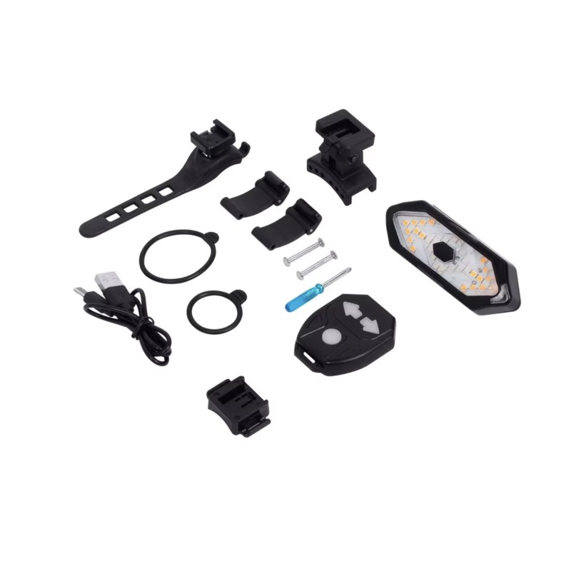 Komplekt zadnikh ukazateley povorota dlya Ninebot ES1, ES2, ES3, ES4, E22, E25, E45 ili podobnykh  - 1 Prednaznachen dlya Ninebo