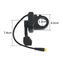 Gatillo acelerador de pulgar para Kaabo Mantis King GT / Wolf King GTR / GT PRO / Warrior GT PRO / X GT o similar  - 4  