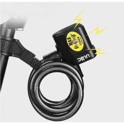 Lacăte cu alarmă de înaltă sensibilitate -putere de zgomot mai mare de 100 de decibeli. Cheie, telecomandă sau aplicație mobilă 