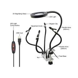 Soporte de Soldadura Con Lupa  - 2  