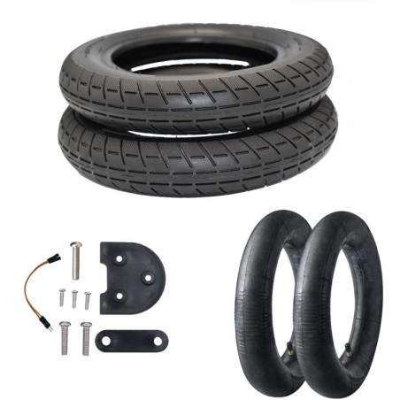 10 colių „Emove“ prekės ženklo ratų komplektai, skirti „Xiaomi PRO Black“ - raudona - balta  - 2  