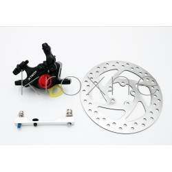 Komplett fekete xTech féknyereg fékkészlet a Xiaomi M365, 1S, Pro2 vagy M365 Pro készülékekhez ZOOM xTech - 1 Zoom Xtech HB100 f