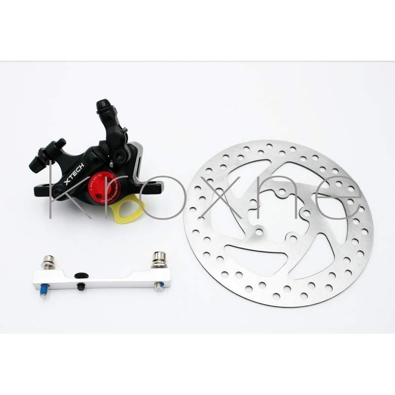 Trusă completă de frână xTech etrier neagră pentru Xiaomi M365, 1S, Pro2 sau M365 Pro ZOOM xTech - 1 Set de instalare a frânei n