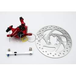 Kit étrier frein xTech rouge complet pour Xiaomi M365, 1S, Pro2 ou M365 Pro ZOOM xTech - 2 Kit d'installation de frein rouge Zoo