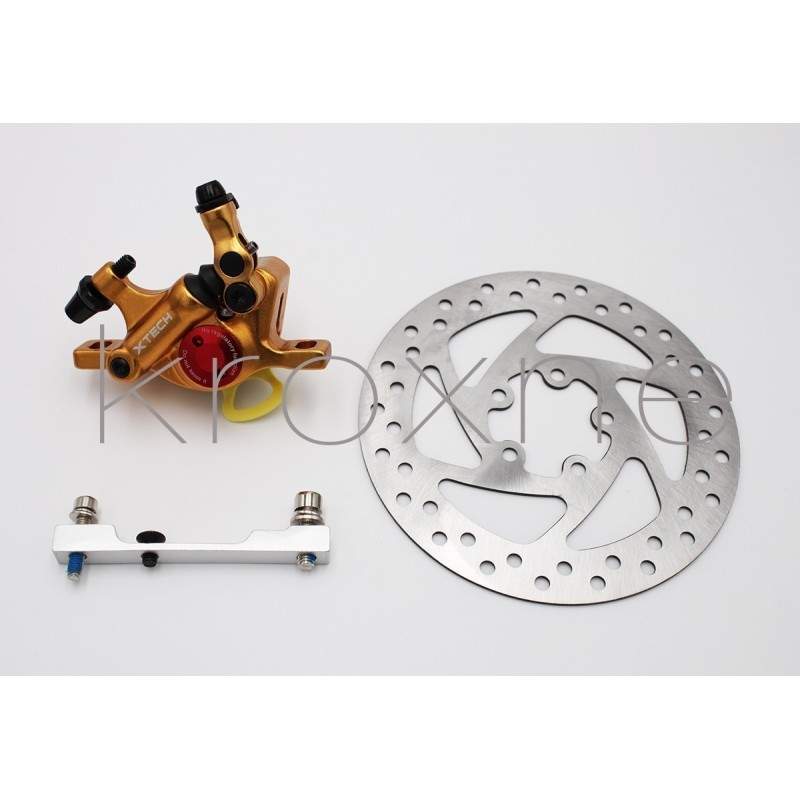 Gull xTech komplett bremsesett for Xiaomi M365, 1S, Essential, Pro2 eller M365 Pro. ZOOM xTech - 4 Zoom Xtech HB100 komplett bre