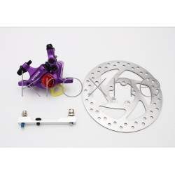 Kompletní fialová brzdová sada xTech pro Xiaomi M365, 1S, Essential, Pro2 nebo M365 Pro. ZOOM xTech - 4 
Zoom Xtech HB100 komple