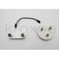 Alzador / adaptador de guardabarros Xiaomi M365, 1S, Pro2 y M365 Pro para neumáticos de 10 púlgadas KROXNE - 1 Alzador / adaptad