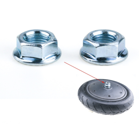 Xiaomin sähköpotkulaudan, Ninebotin tai vastaavan moottorin mutteri ja kiinnityslevy Xiaomi - 2 Erittely:Tuotteen tyyppi: mutter