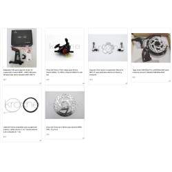 MXR1-MD V1 braking kit pack for MXR1 Monorim - 1 Improve your braking system by adding a disc brake to your Ninebot Max engine. 